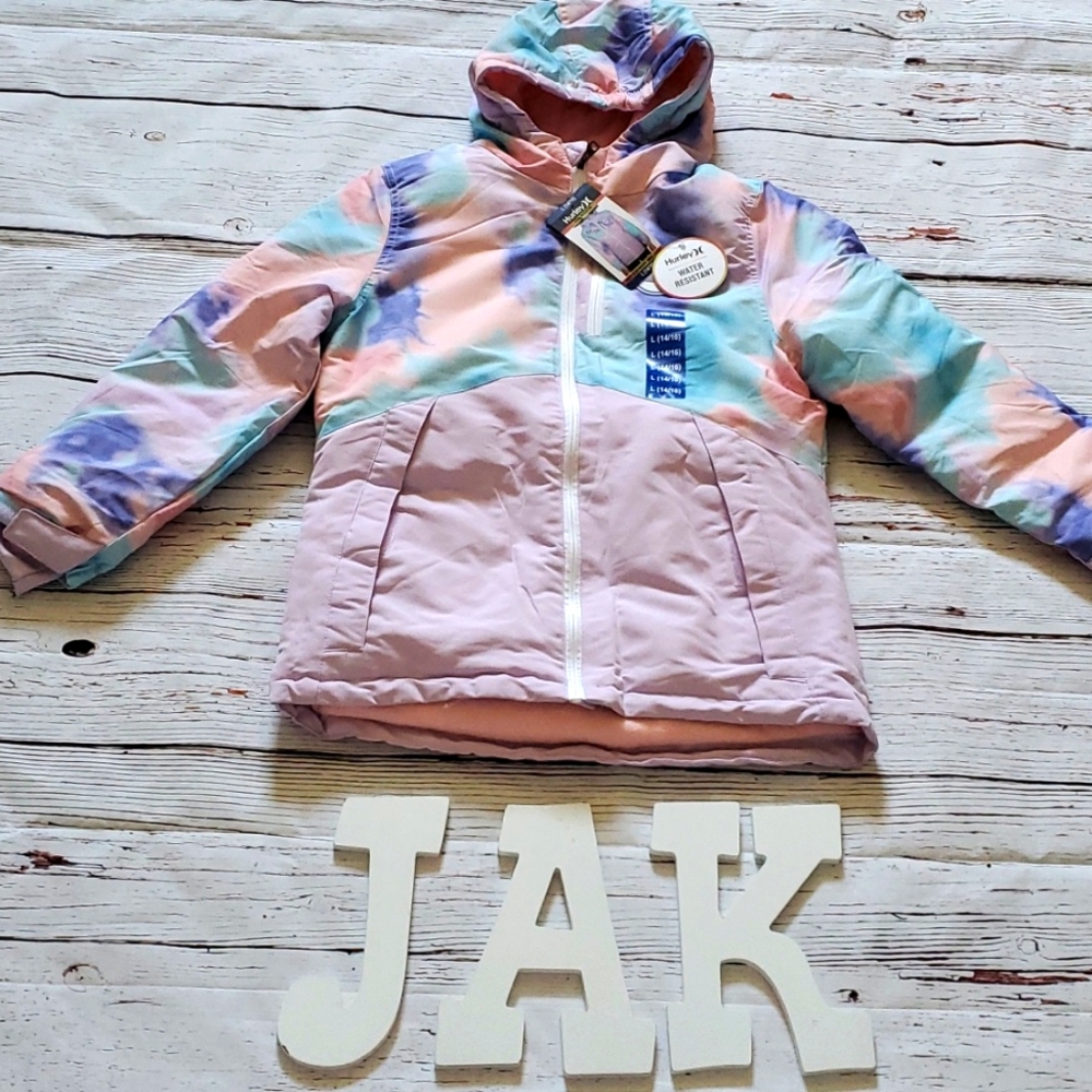 🆕️ HURLEY YOUTH HEAVYWEIGHT SNOW JACKET FOR GIRLS ❄️